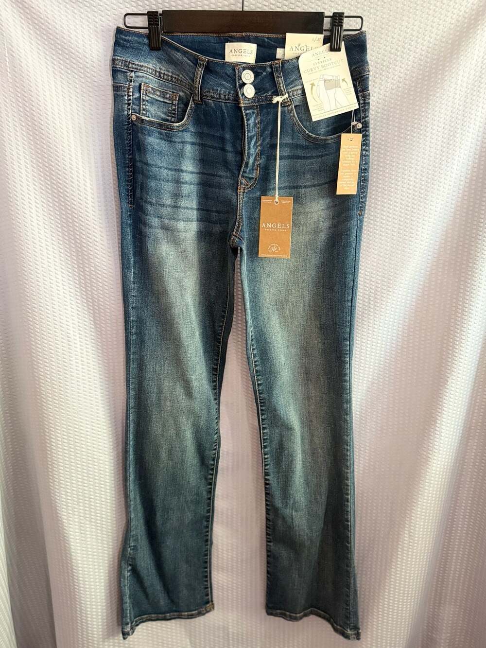 Angels Forever Young Everflex Curvy Bootcut Jeans, High Rise, Size 6/28 - NWT